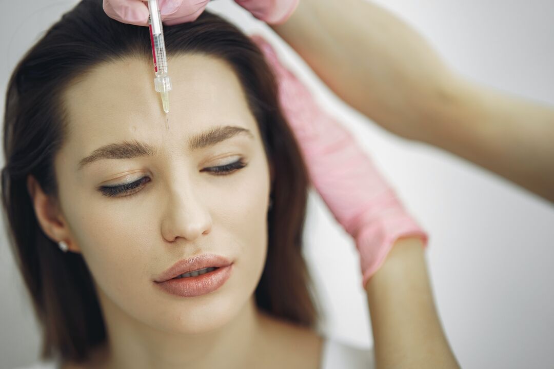 Botox injections to rejuvenate. 